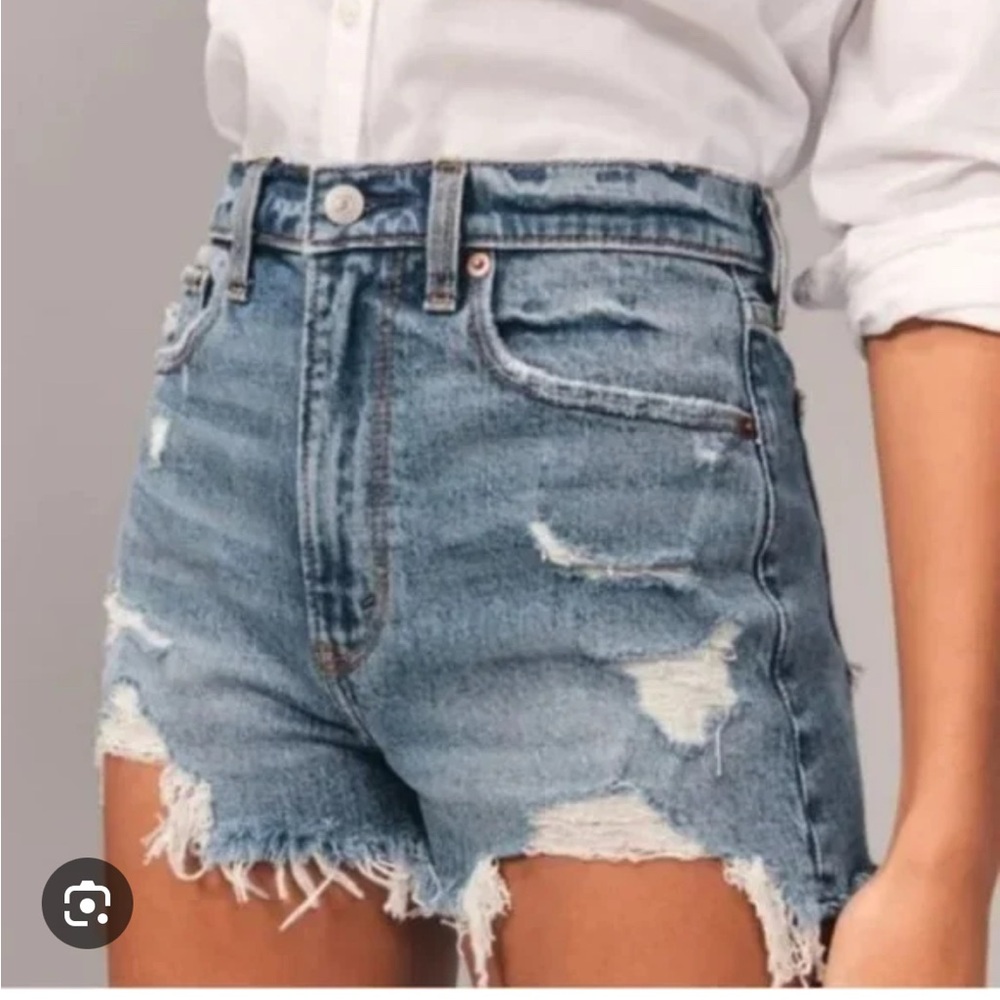 Denim Distressed Women's Shorts
